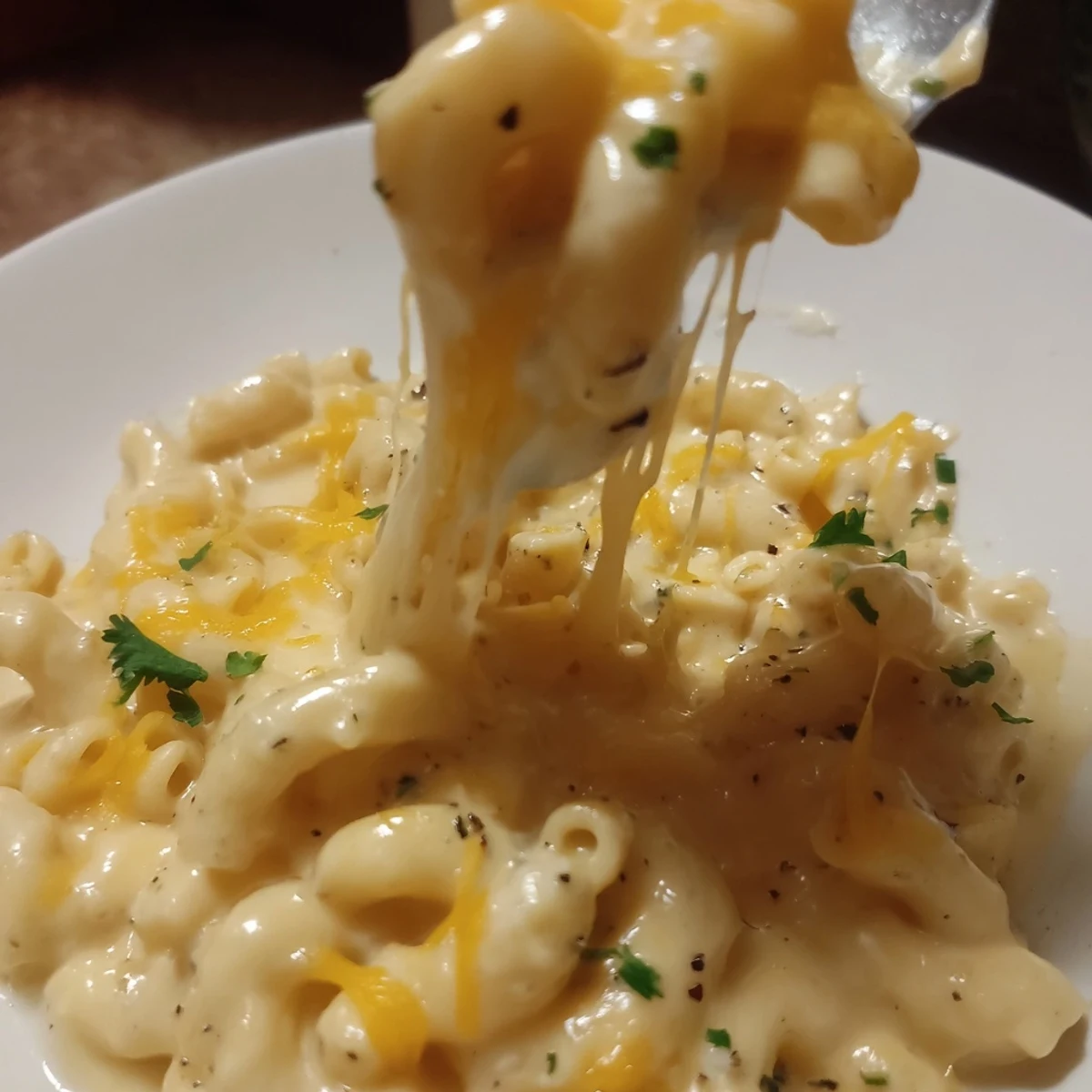 One-Pot Butternut Squash Mac & Cheese: a creamy, cheesy delight with rich butternut squash, ready to serve.