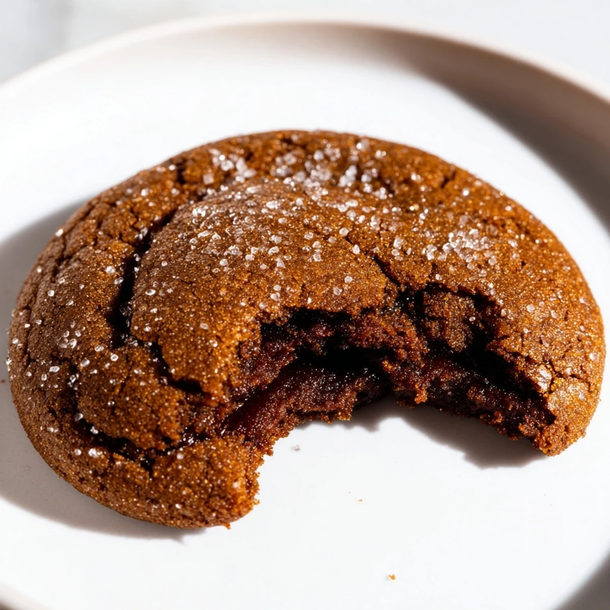Gooey Soft Molasses Cookies piled high, warm and fragrant from the oven, ready to enjoy.