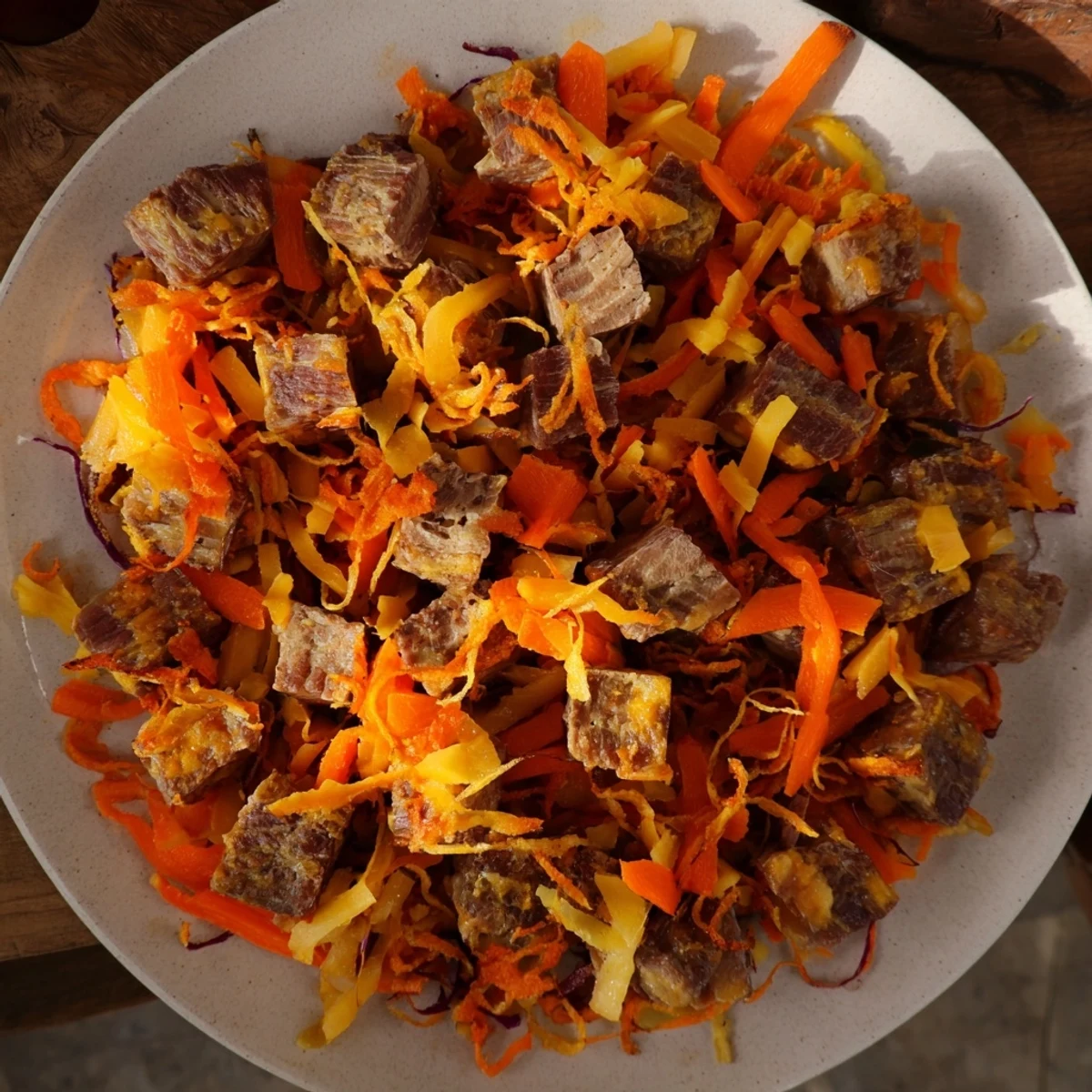 The savory aroma of French Onion Pot Roast Casserole fills the air, promising a hearty meal.