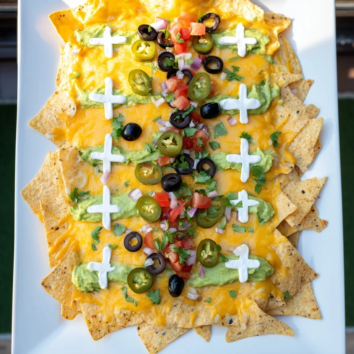 Football Field Nacho Platter
