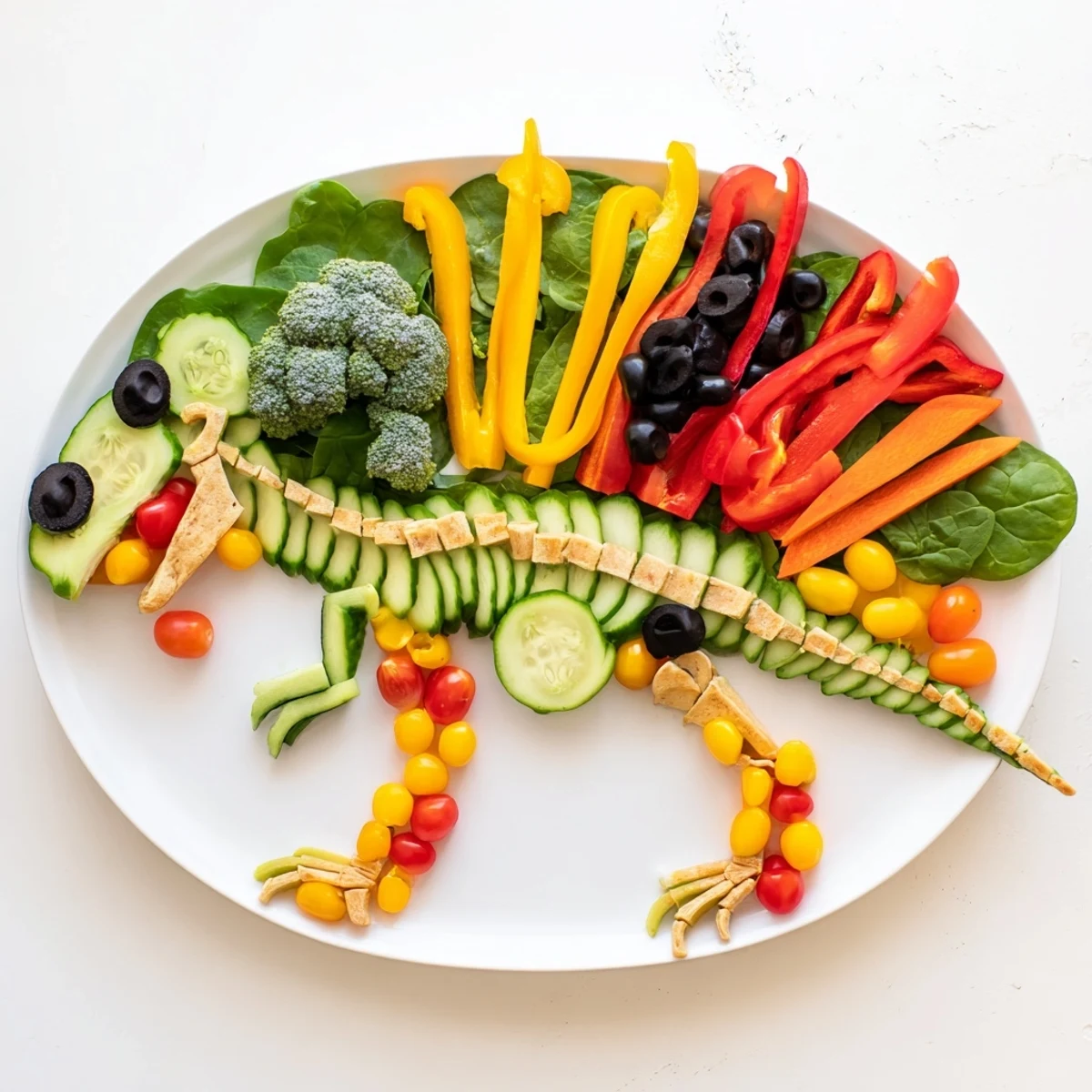 T-Rex Fossil Crudités Platter