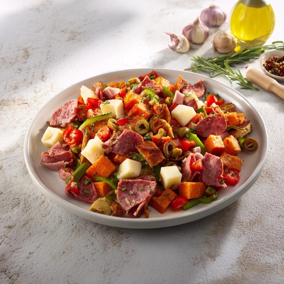 A colorful Keto Power Plate, offering a visually stunning array of keto-friendly food perfect for sharing today.