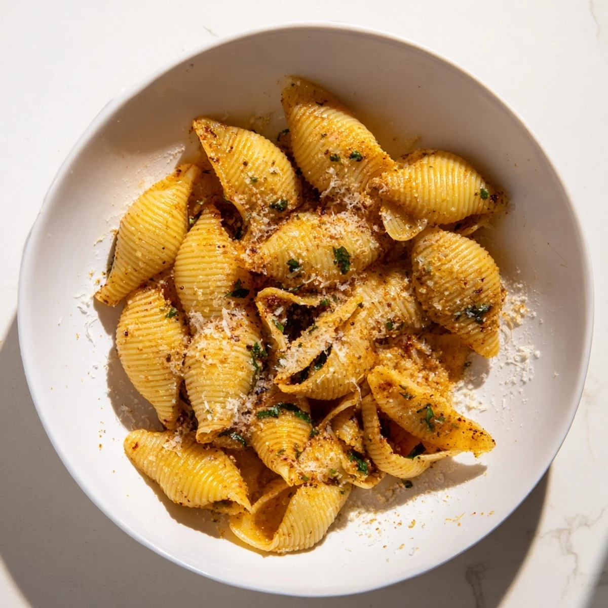 Golden, crispy air fryer pasta gnocchi, a delicious snack with Parmesan and marinara dipping sauce.