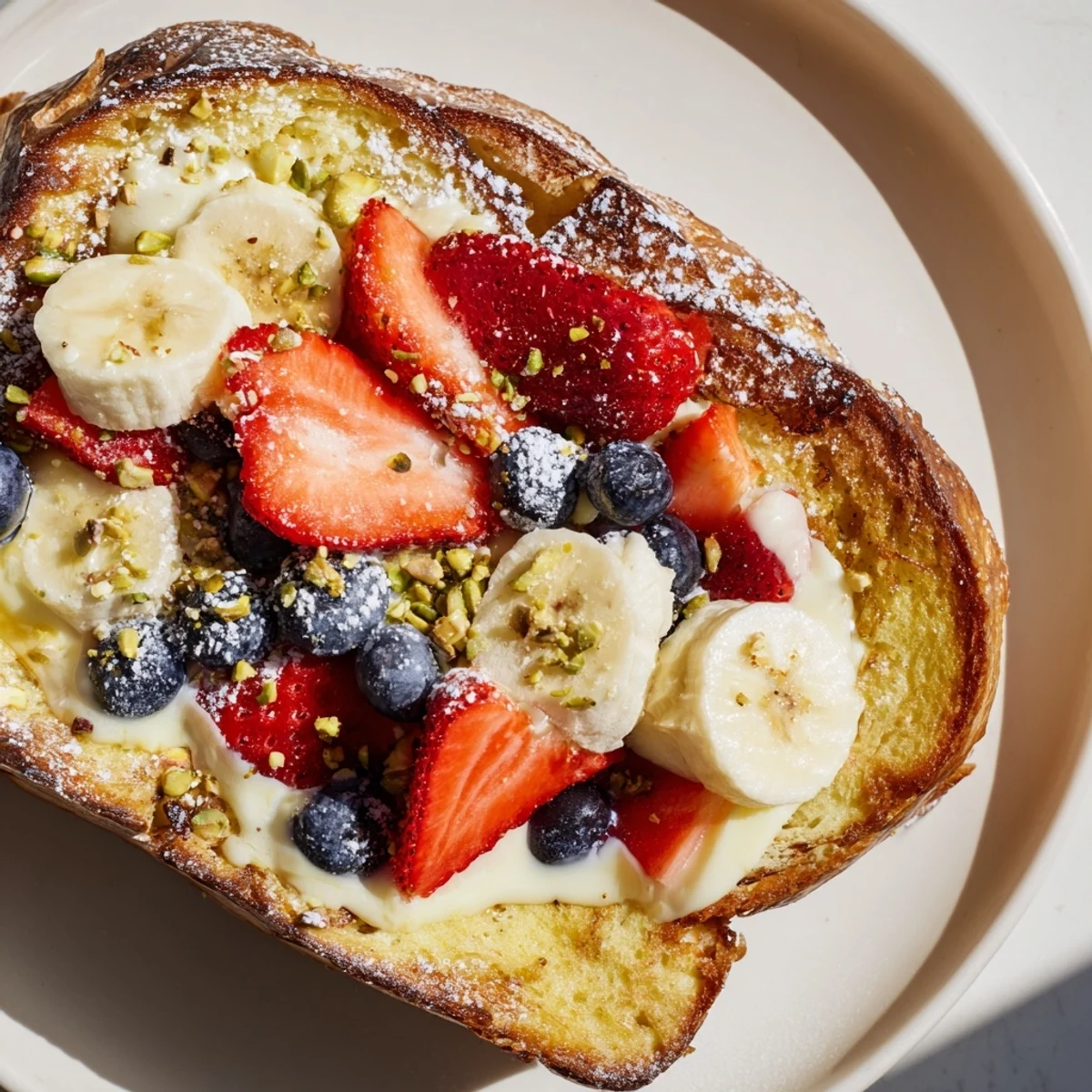Yogurt Toast with Fruit
