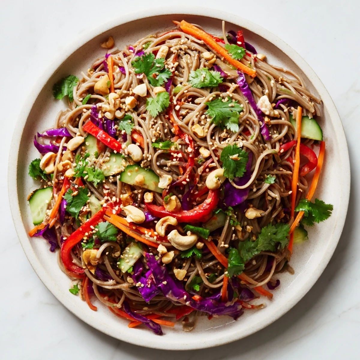 Cold Noodle Salad Sesame Ginger