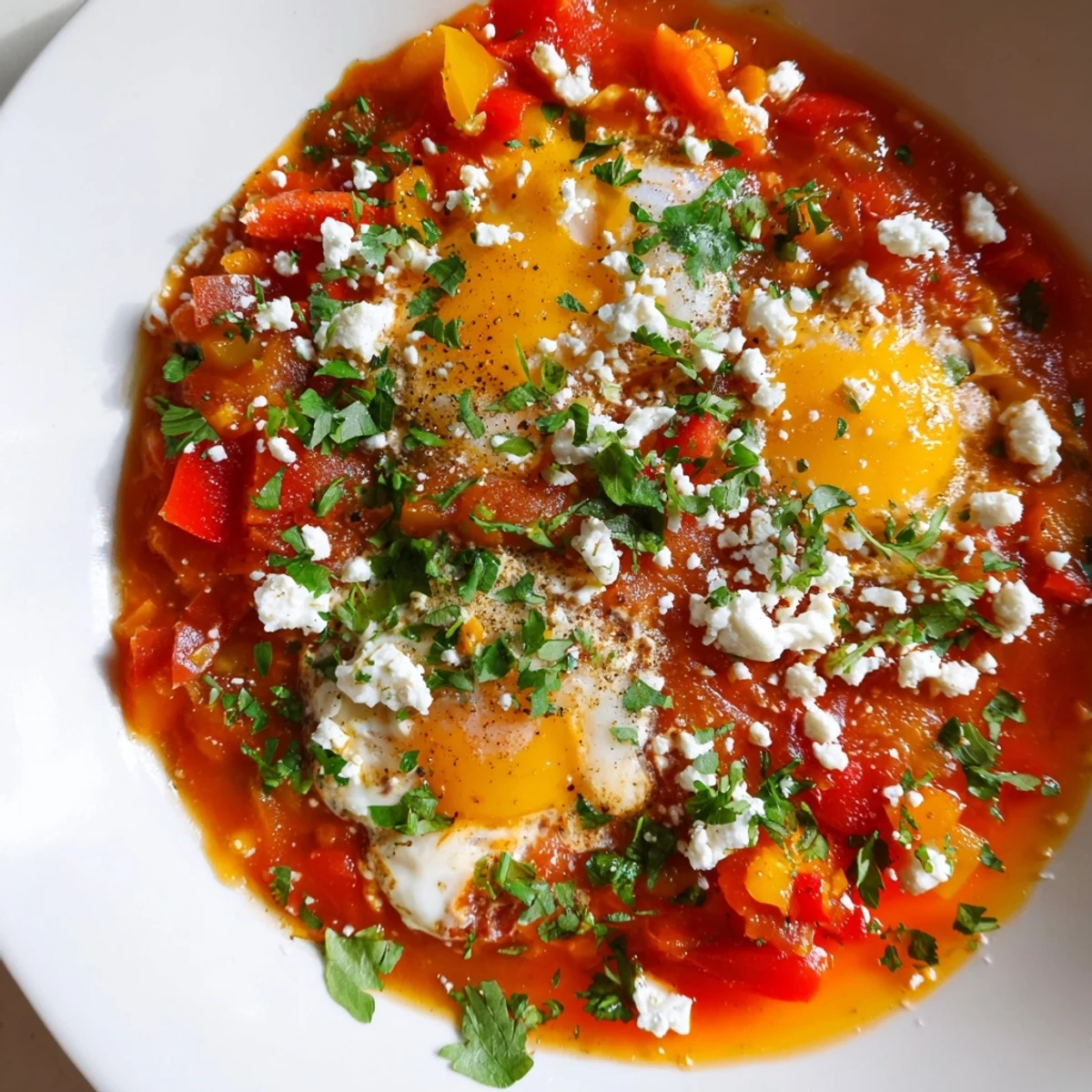 Israeli Shakshuka Eggs