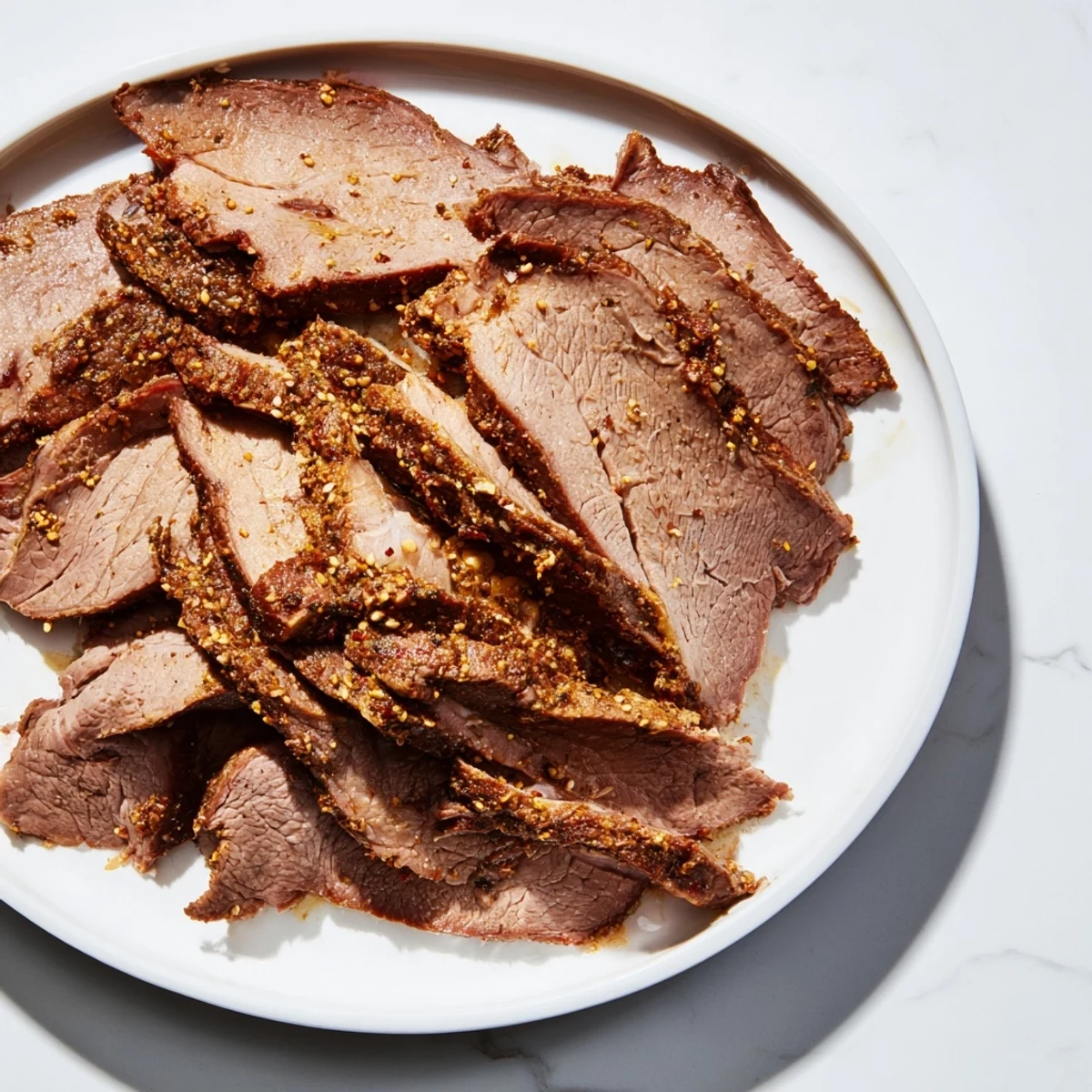 Thinly shaved, flavorful Turkish döner meat sizzling, perfect with fresh pita and cool yogurt sauce.