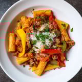 Sausage Peppers Pasta Delight
