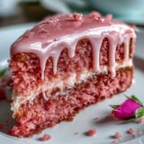 A decadent Bridal Shower Rosé Velvet Cake, perfect for celebrations.