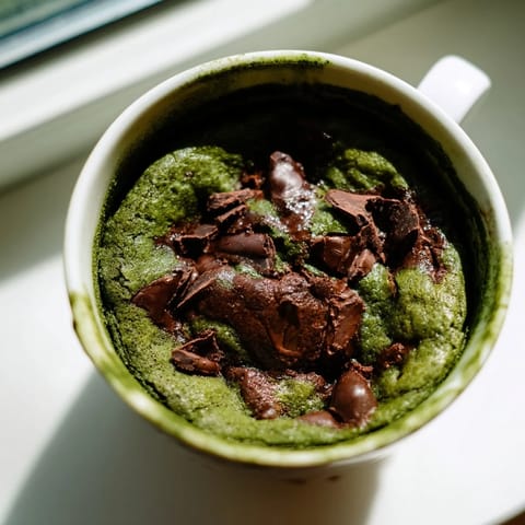 Matcha Peppermint Brownie Mug
