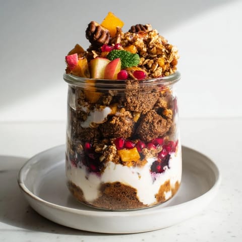 Christmas Pudding Yogurt Bar