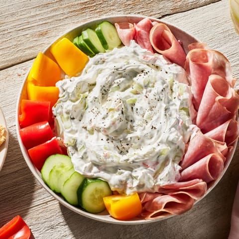 This visually striking appetizer, The Medusa Curls, offers a delicious variety of salty, savory flavors.