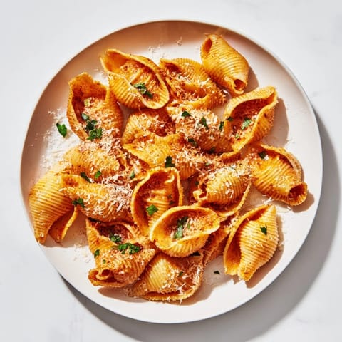 Close-up of air fryer pasta gnocchi, perfectly browned, seasoned and ready for a tasty bite.