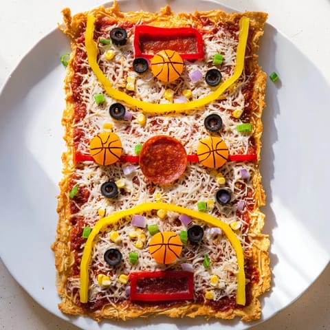 Basketball Court Pizza Toppings