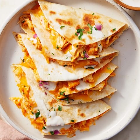 Spicy Buffalo Chicken Quesadilla