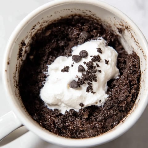 Oreo Indulgent Mug Cake