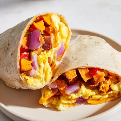Sweet Potato Breakfast Burritos