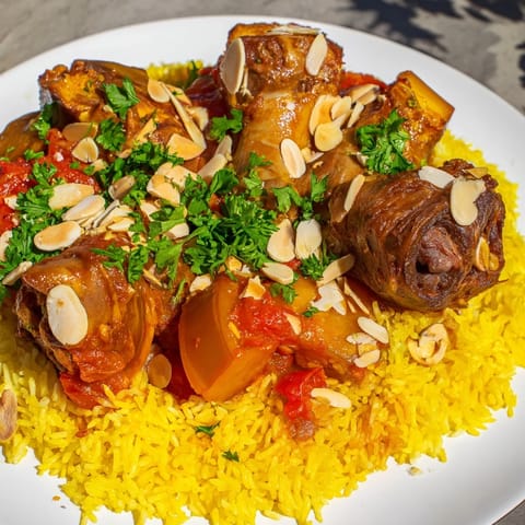 Palestinian Maqluba Lamb