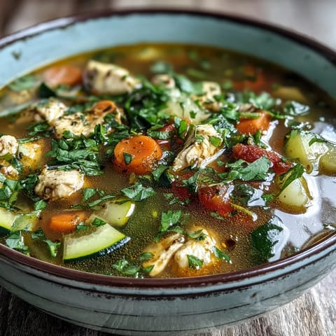 Golden Turmeric Chicken Soup