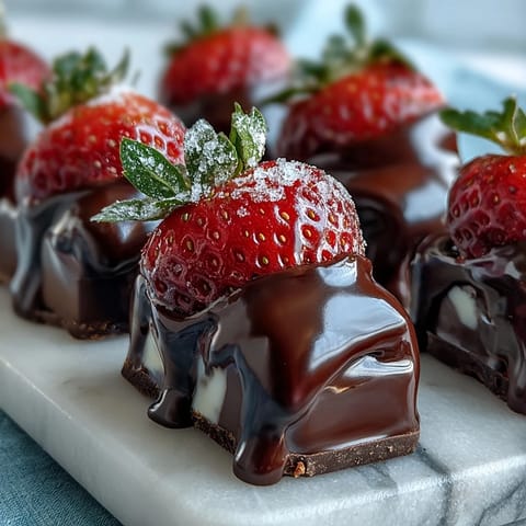 Decadent Dubai Chocolate Strawberry Bark swirls white and dark chocolate with rose petals and gold leaf.