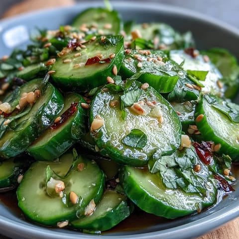 Asian Cucumber Salad Sesame