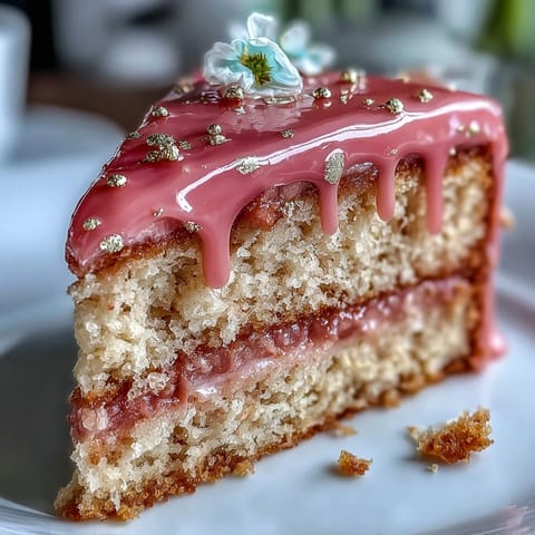 Elegant pink Bridal Shower Rosé Velvet Cake with shimmering gold drip.