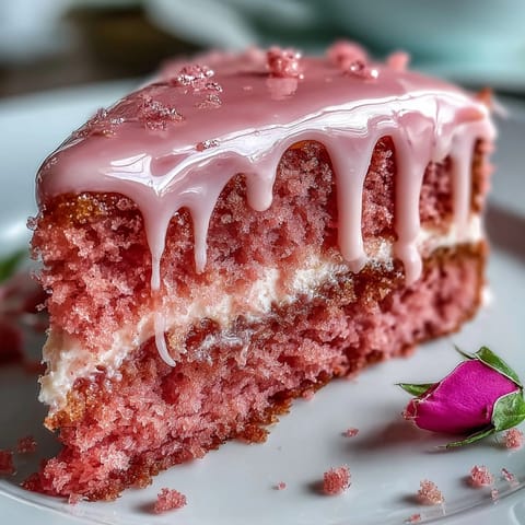 A decadent Bridal Shower Rosé Velvet Cake, perfect for celebrations.