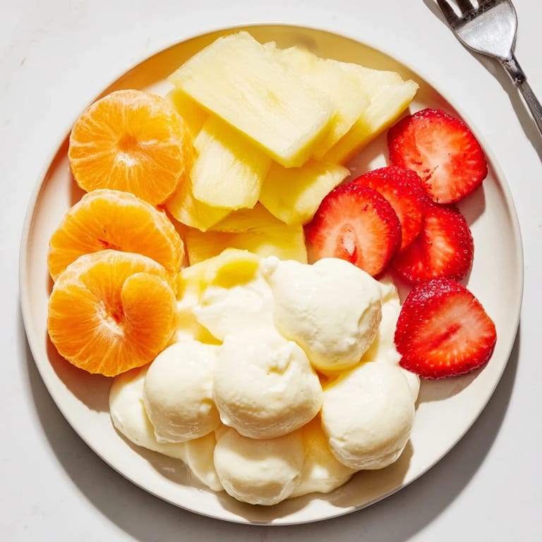 The whimsical Cloud & Rainbow Grazing Board: a joyful platter with rainbow fruits, cheeses, and sweet treats visually pleasing.