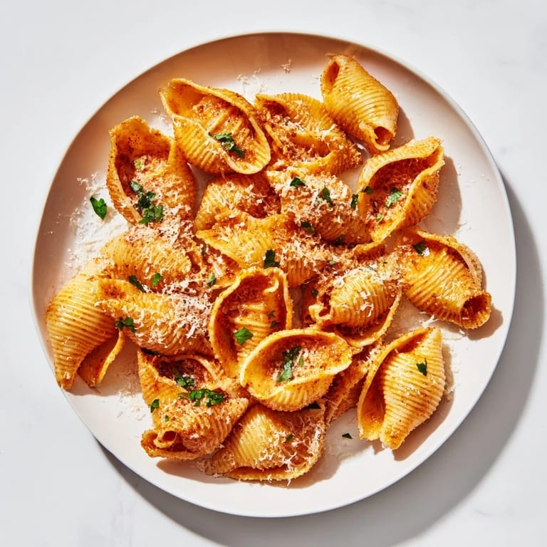 Close-up of air fryer pasta gnocchi, perfectly browned, seasoned and ready for a tasty bite.