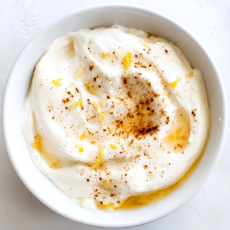 Freshly made Greek Yogurt Fruit Dip served with an assortment of beautiful, colorful fruit.