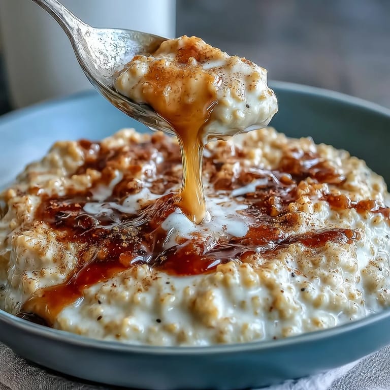 A warm serving of Millet Porridge With Berries, garnished with crunchy nuts and a drizzle of honey.