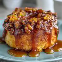 Easy Overnight Orange Rolls with Fresh Orange Zest: A tray of fluffy, golden-orange rolls topped with a glossy citrus glaze, perfect for a cozy breakfast or brunch.